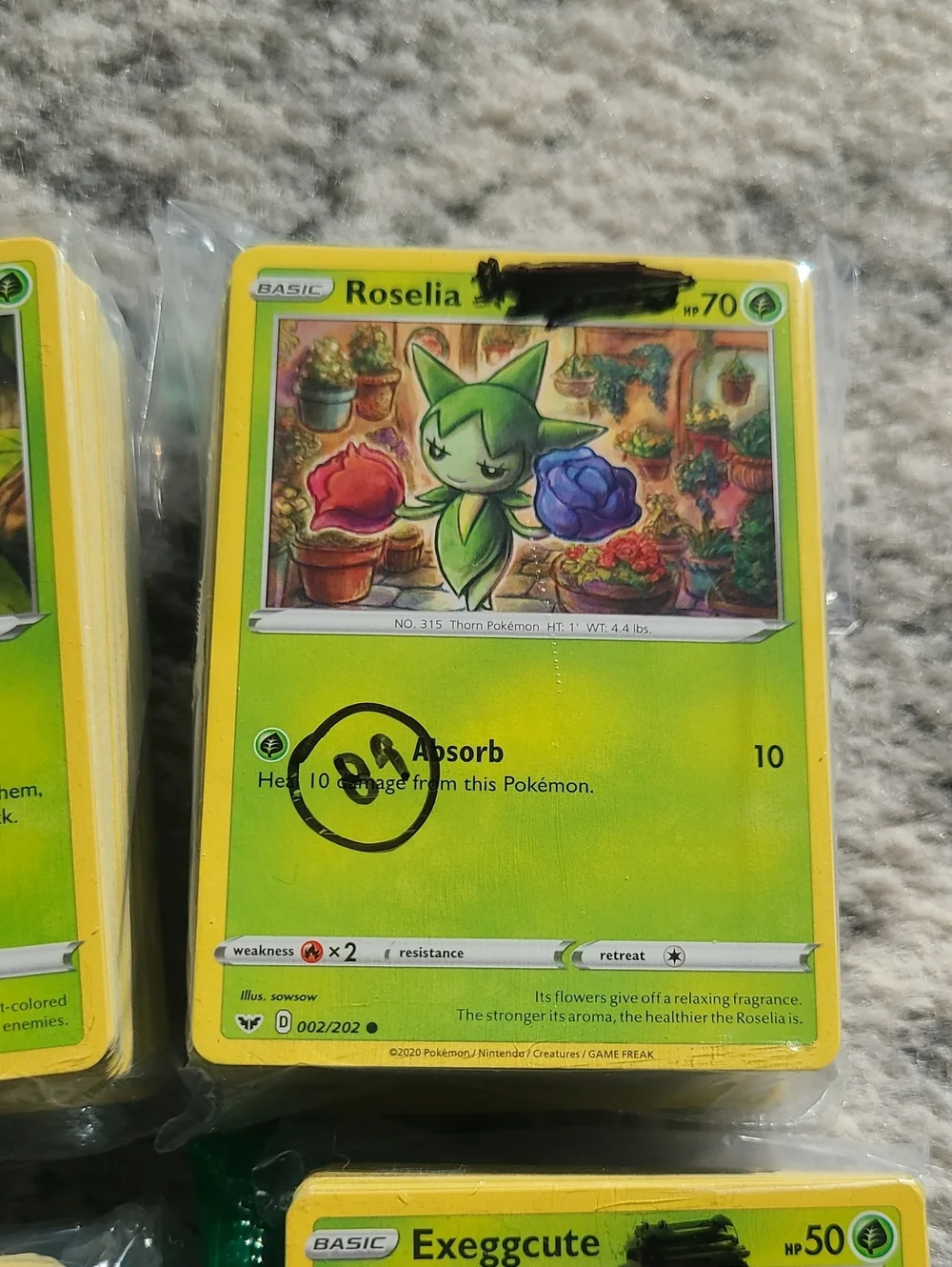 Pokemon Bulk Lot Of 307